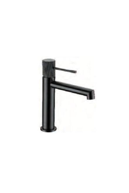 Monomando De Lavabo Black Gun Metal Serie Line Imex Products